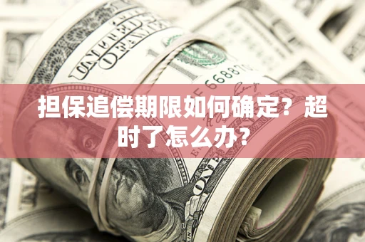 济南担保追偿期限如何确定？超时了怎么办？