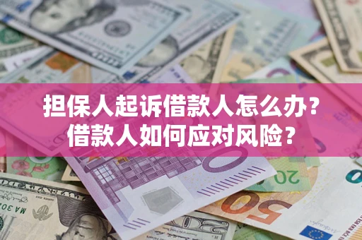 济南担保人起诉借款人怎么办？借款人如何应对风险？